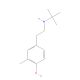 4-tert-Butylaminoethyl-2-methylphenol (CAS 132183-64-3) - chemical structure image