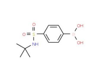 4-(tert-Butylaminosulphonyl)benzeneboronic acid (CAS 208516-15-8) - chemical structure image