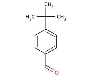4-tert-Butylbenzaldehyde (CAS 939-97-9) - chemical structure image