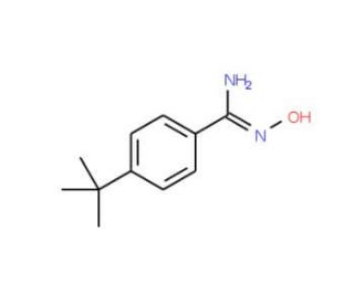 4-tert-Butylbenzamidoxime (CAS 175204-39-4) - chemical structure image