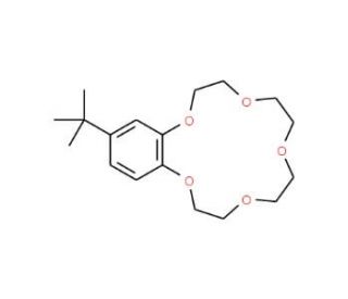 4-tert-Butylbenzo-15-crown-5 (CAS 15196-73-3) - chemical structure image