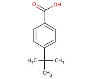 4-tert-Butylbenzoic acid (CAS 98-73-7) - chemical structure image