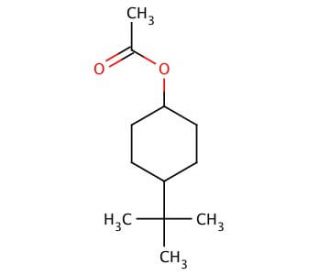 4-tert-Butylcyclohexyl acetate, mixture of cis and trans (CAS 32210-23-4) - chemical structure image