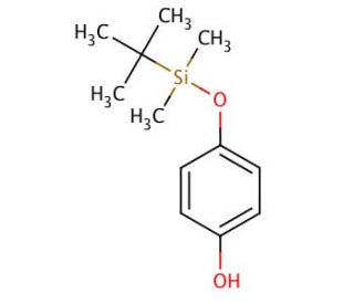 4-(tert-Butyldimethylsiloxy)phenol (CAS 108534-47-0) - chemical structure image