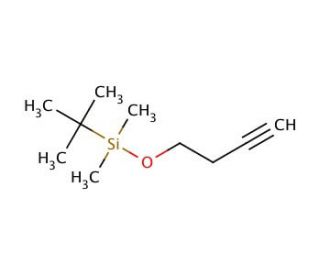 4-(tert-Butyldimethylsilyloxy)-1-butyne (CAS 78592-82-2) - chemical structure image