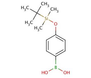 4-(tert-Butyldimethylsilyloxy)phenylboronic acid (CAS 159191-56-7) - chemical structure image