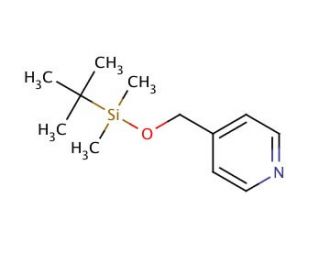 4-(tert-Butyldimethylsilyloxymethyl)pyridine (CAS 117423-41-3) - chemical structure image