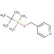 4-(tert-Butyldimethylsilyloxymethyl)pyridine (CAS 117423-41-3) - chemical structure image