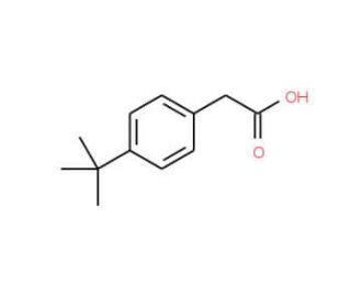 (4-tert-Butylphenyl)acetic acid (CAS 32857-63-9) - chemical structure image