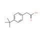 (4-tert-Butylphenyl)acetic acid (CAS 32857-63-9) - chemical structure image