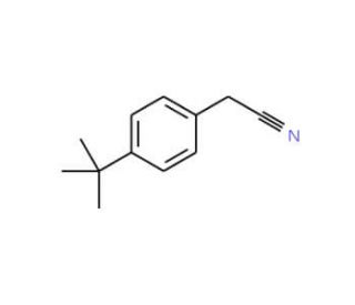 (4-tert-Butylphenyl)acetonitrile (CAS 3288-99-1) - chemical structure image