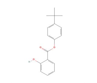 4-tert-Butylphenyl Salicylate (CAS 87-18-3) - chemical structure image