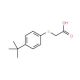 [(4-tert-butylphenyl)thio]acetic acid (CAS 4365-63-3) - chemical structure image
