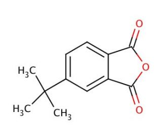4-tert-Butylphthalic anhydride (CAS 32703-79-0) - chemical structure image