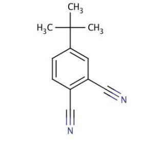 4-tert-Butylphthalonitrile (CAS 32703-80-3) - chemical structure image
