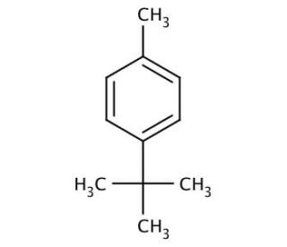 4-tert-Butyltoluene (CAS 98-51-1) - chemical structure image