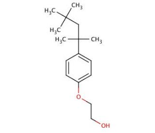 4-tert-Octylphenol Monoethoxylate (CAS 2315-67-5) - chemical structure image