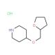 4-(Tetrahydro-2-furanylmethoxy)piperidinehydrochloride - chemical structure image