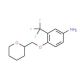 4-(Tetrahydro-2H-pyran-2-ylmethoxy)-3-(trifluoromethyl)aniline - chemical structure image