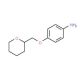 4-(Tetrahydro-2H-pyran-2-ylmethoxy)aniline - chemical structure image