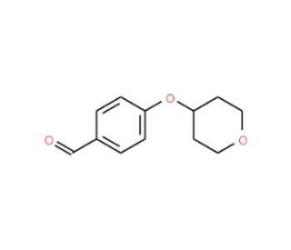 4-(Tetrahydro-2H-pyran-4-yloxy)benzaldehyde (CAS 215460-40-5) - chemical structure image