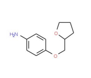 4-(Tetrahydro-furan-2-ylmethoxy)-phenylamine (CAS 91246-63-8) - chemical structure image