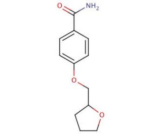 4-(tetrahydrofuran-2-ylmethoxy)benzamide - chemical structure image