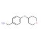 [4-(Tetrahydropyran-4-yloxy)phenyl]methylamine (CAS 864266-61-5) - chemical structure image