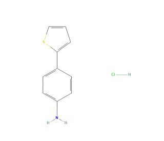 4-(Thien-2-yl)aniline hydrochloride (CAS 1172363-16-4) - chemical structure image