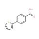 4-(Thien-2-yl)benzoic acid (CAS 29886-62-2) - chemical structure image