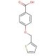 4-(thien-2-ylmethoxy)benzoic acid - chemical structure image