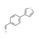 4-(Thien-3-yl)benzaldehyde (CAS 157730-74-0) - chemical structure image