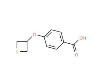 4-(Thietan-3-yloxy)benzoic acid - chemical structure image
