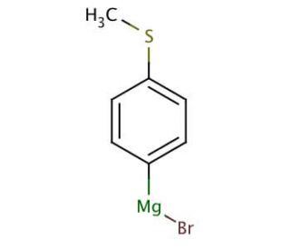4-Thioanisolemagnesium bromide solution (CAS 18620-04-7) - chemical structure image