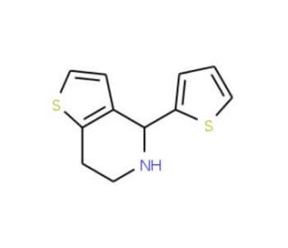4-Thiophen-2-yl-4,5,6,7-tetrahydro-thieno[3,2-c]pyridine - chemical structure image