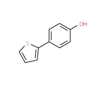 4-Thiophen-2-ylphenol (CAS 29886-65-5) - chemical structure image
