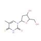 4-Thiothymidine (CAS 7236-57-9) - chemical structure image