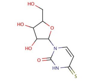 4-Thiouridine (CAS 13957-31-8) - chemical structure image