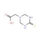 (4-Thioxo-[1,3,5]triazinan-1-yl)-acetic acid - chemical structure image