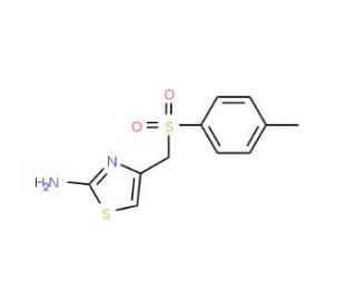 4-(Toluene-4-sulfonylmethyl)-thiazol-2-ylamine - chemical structure image