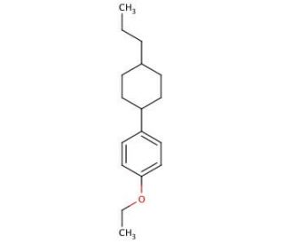 4-(trans-4-Propylcyclohexyl)-1-ethoxy-benzene (CAS 80944-44-1) - chemical structure image