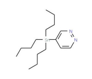 4-(Tributylstannyl)pyridazine (CAS 194865-89-9) - chemical structure image