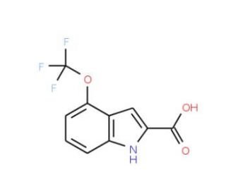 4-(trifluoromethoxy)-1H-indole-2-carboxylic acid - chemical structure image