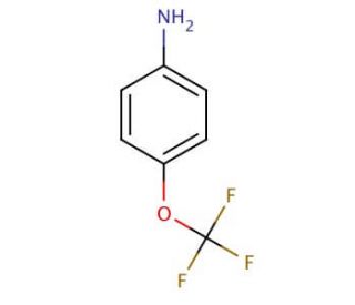 4-(Trifluoromethoxy)aniline (CAS 461-82-5) - chemical structure image