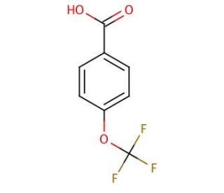 4-(Trifluoromethoxy)benzoic acid (CAS 330-12-1) - chemical structure image