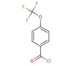 4-(Trifluoromethoxy)benzoyl chloride (CAS 36823-88-8) - chemical structure image