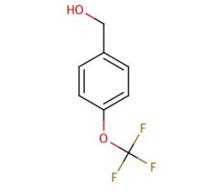 4-(Trifluoromethoxy)benzyl alcohol (CAS 1736-74-9) - chemical structure image