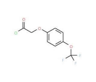 4-(Trifluoromethoxy)phenoxyacetyl chloride (CAS 72220-51-0) - chemical structure image