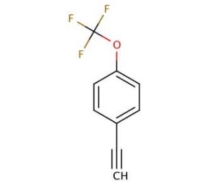 4-(Trifluoromethoxy) phenylacetylene (CAS 160542-02-9) - chemical structure image