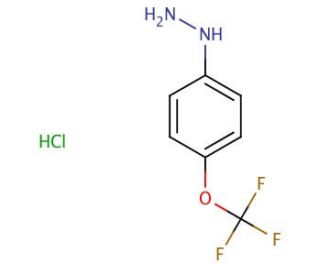4-(Trifluoromethoxy)phenylhydrazine hydrochloride (CAS 133115-72-7) - chemical structure image